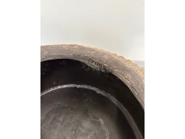 Partij van 12 luxe wabi sabi potten, aardse kleurtonen - afbeelding 14 van  19