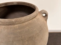 Partij van 12 luxe wabi sabi potten, aardse kleurtonen - afbeelding 17 van  19