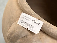 Partij van 12 luxe wabi sabi potten, aardse kleurtonen - afbeelding 18 van  19