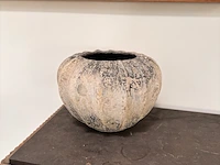 Partij van 12 luxe wabi sabi potten, aardse kleurtonen - afbeelding 19 van  19