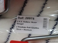 Partij verfrollers met beugel 18cm & verfemmers - afbeelding 3 van  4
