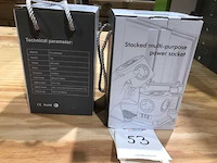 Partij verlengsnoeren, kapstokken, muizenvallen, meubelvilt, etc. - afbeelding 1 van  25