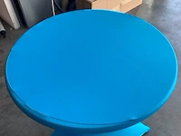 Partij verschillende tinten blauwe statafelrok incl. topper, blauw - afbeelding 3 van  10