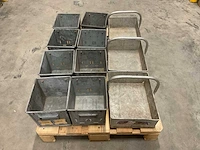 Partij vintage bakken, 11 stuks