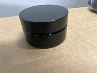 Partij violet glazen potjes met schroefdeksel en glazen pipetjes - afbeelding 5 van  9