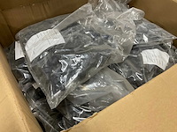 Partij violet glazen potjes met schroefdeksel en glazen pipetjes - afbeelding 7 van  9