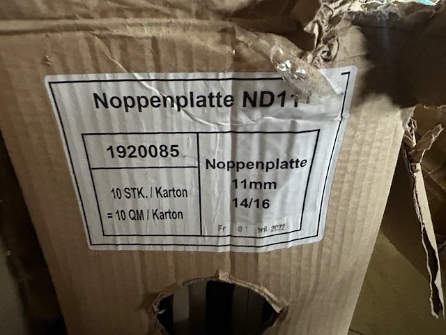 Partij vloerverwarming noppenplaten - afbeelding 6 van  6