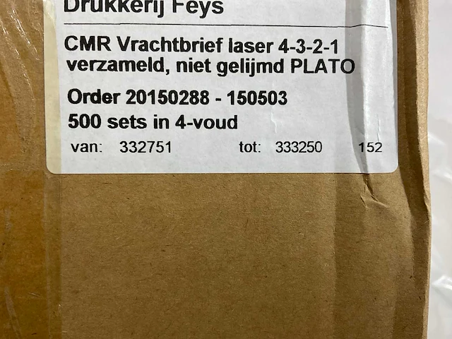 Partij vrachtbrieven - afbeelding 7 van  7