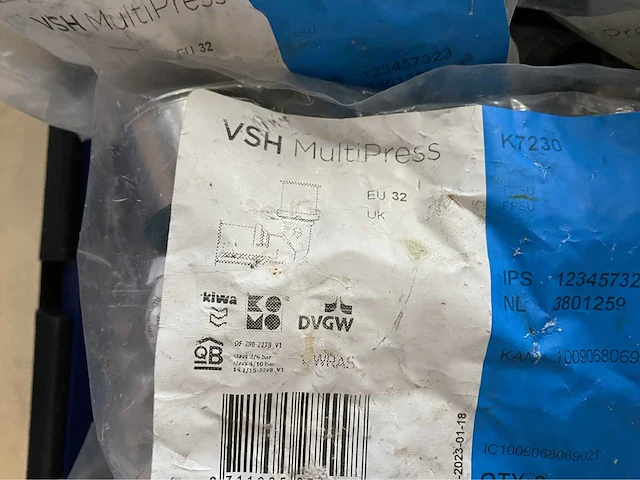 Partij vsh multipress perskoppelingen - afbeelding 3 van  6