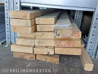 Partij vuren balken en latten - afbeelding 2 van  11