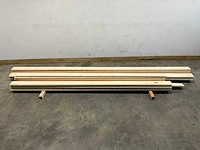 Partij vuren blokhutprofiel mes- en groef 329-421 x 14,5x4,5 cm - afbeelding 2 van  8