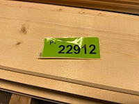 Partij vuren blokhutprofiel mes- en groef 329-421 x 14,5x4,5 cm - afbeelding 8 van  8