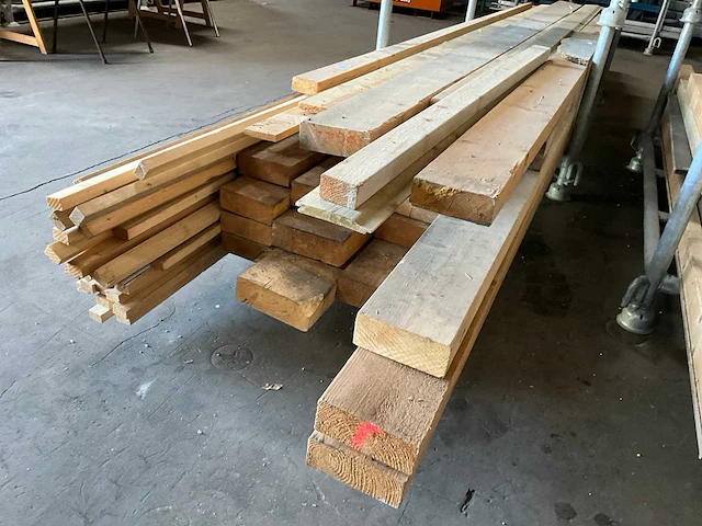 Partij vuren hout balken - afbeelding 4 van  4