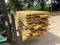Partij vuren tuinplanken 13,5x1,8 cm - afbeelding 3 van  6