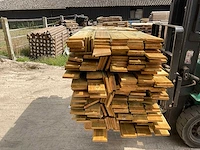 Partij vuren tuinplanken 13,5x1,8 cm - afbeelding 6 van  6