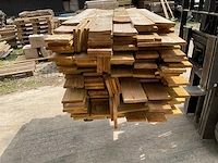 Partij vuren tuinplanken 13,5x1,8 cm - afbeelding 6 van  6