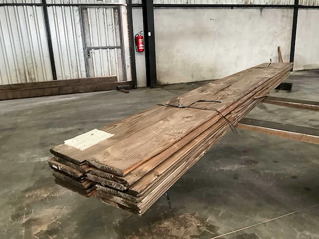 Partij vuren tuinplanken 300x18x1,8 cm - afbeelding 2 van  3