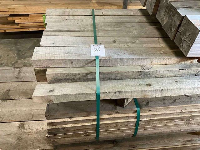 Partij vurenhouten balken en planken - afbeelding 4 van  4