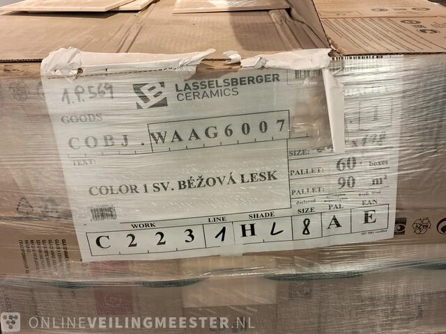 Partij wandtegels rako/lassolsberger, waag6007, light beige - afbeelding 6 van  6