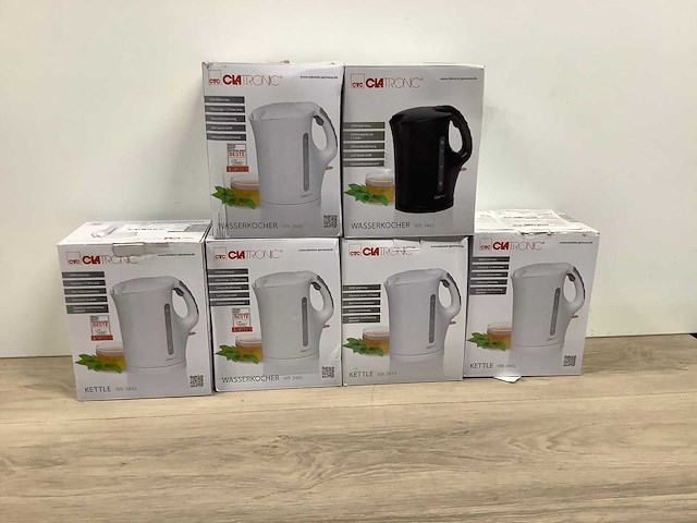 Partij waterkokers ciatronic electronica (6x) - afbeelding 1 van  4