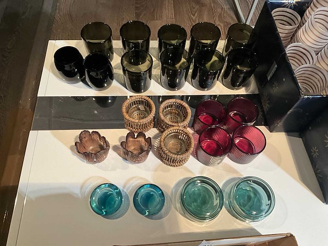 Partij waxinelichtjes (103x) - afbeelding 2 van  7