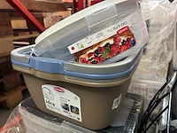Partij w.o. plastic opbergbakken, organizers w.o. curver, stefanplast - afbeelding 4 van  6