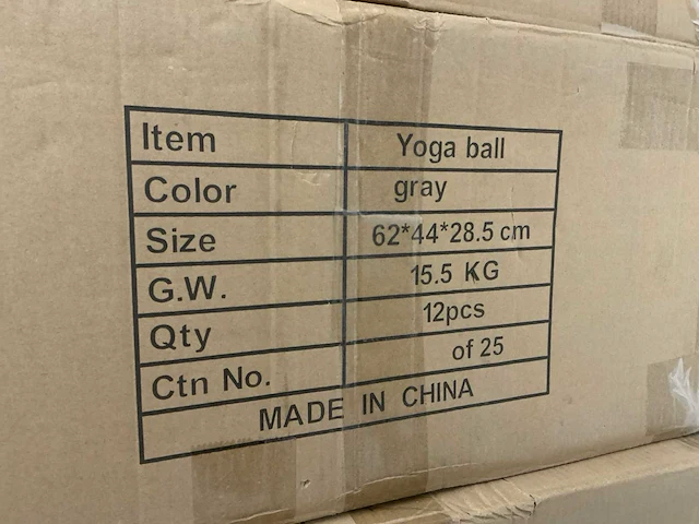Partij yoga/gym balls (168x) - afbeelding 4 van  7