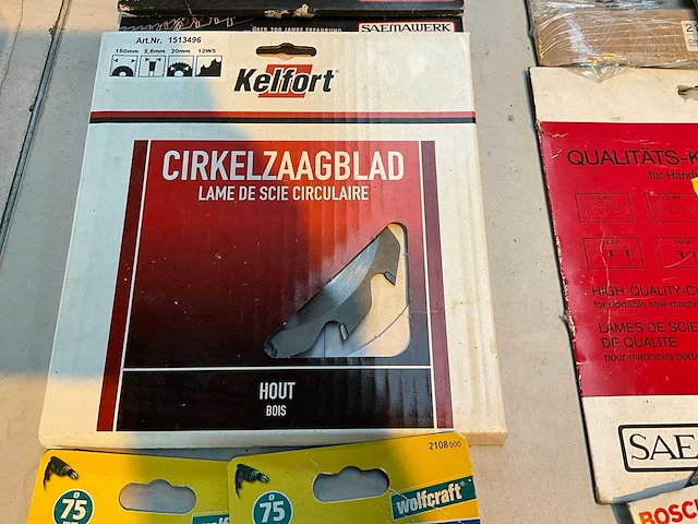 Partij zaagbladen - afbeelding 3 van  8