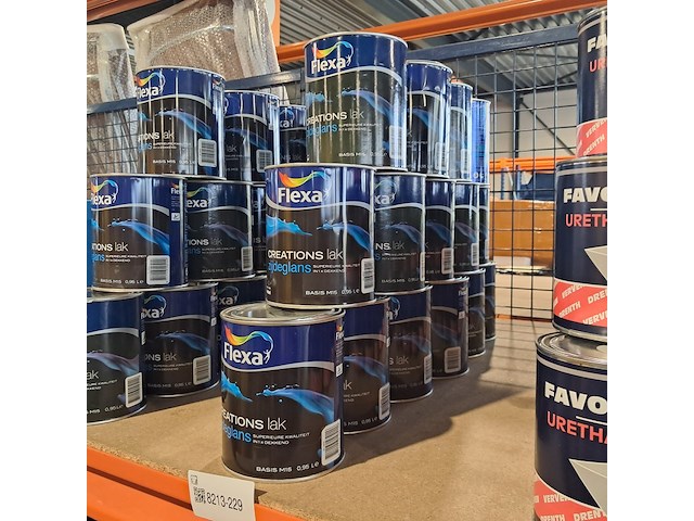 Partij zijdeglanslak | 15 liter, flexa, ral 9010 - afbeelding 1 van  2