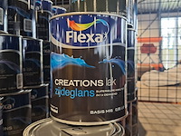 Partij zijdeglanslak | 15 liter, flexa, ral 9010 - afbeelding 2 van  2