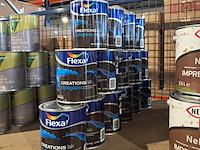 Partij zijdeglanslak, flexa, 15 liter, wit - afbeelding 1 van  2