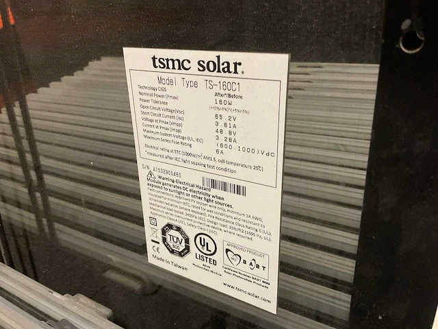 Partij zonnepanelen, 29 stuks - afbeelding 5 van  6