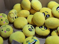 Partijtje mix smiley hangers 40 stuks - afbeelding 3 van  7