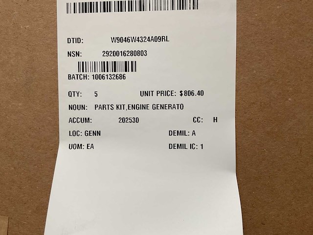 Parts kit (5x) - afbeelding 4 van  4