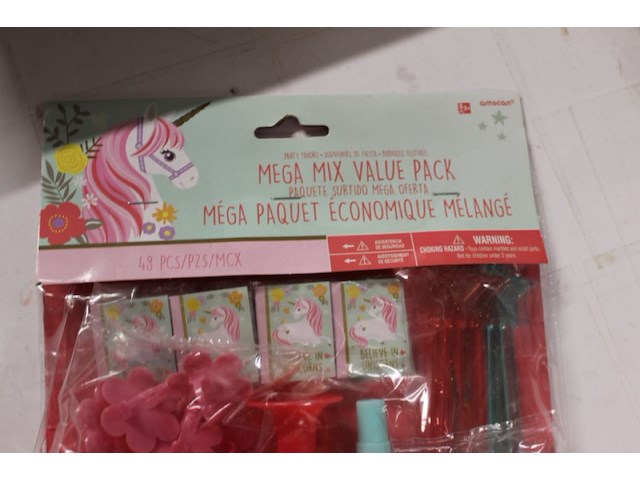 Partyset unicorn, 1x - afbeelding 3 van  5