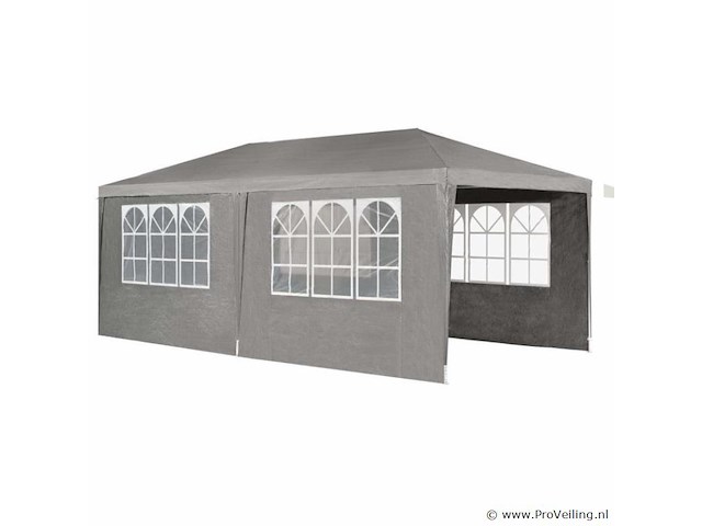 Partytent 3 x 6m grijs - afbeelding 12 van  13