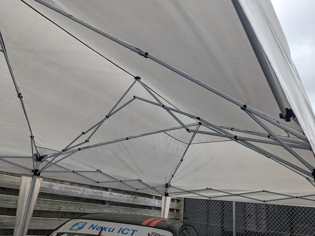 Partytent easy-up, beige - afbeelding 3 van  6