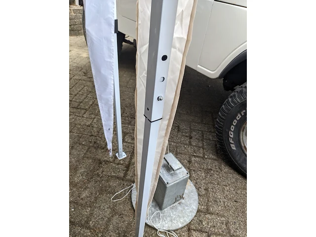 Partytent easy-up, beige - afbeelding 4 van  6