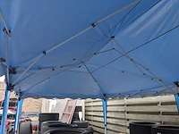 Partytent easy-up, blauw - afbeelding 3 van  6