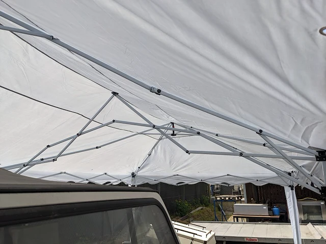 Partytent easy-up, wit - afbeelding 4 van  8