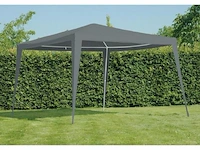 Partytent grijs 3 x 3 meter - afbeelding 4 van  4