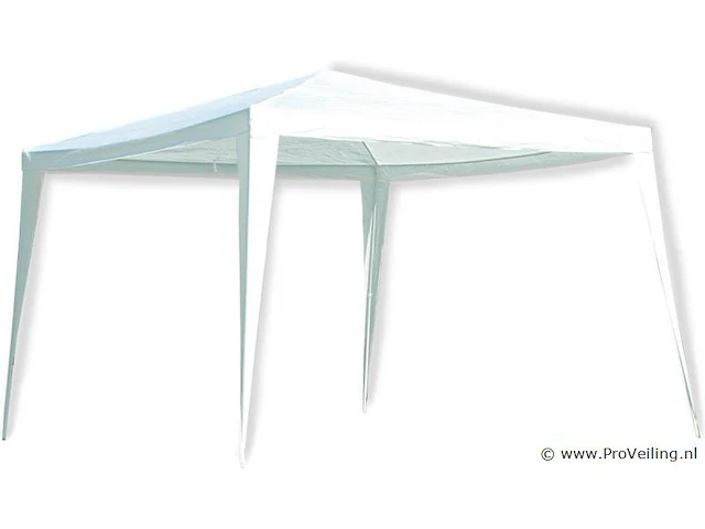 Partytent paviljoen - wit - 3 x 3 m - afbeelding 1 van  4
