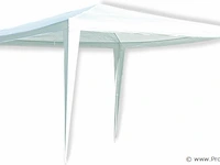 Partytent paviljoen - wit - 3 x 3 m - afbeelding 1 van  4