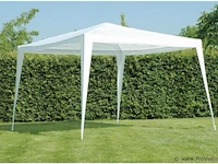 Partytent paviljoen - wit - 3 x 3 m - afbeelding 3 van  4