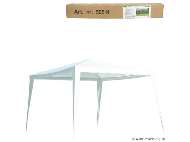 Partytent wit 3 x 3 meter - afbeelding 1 van  4