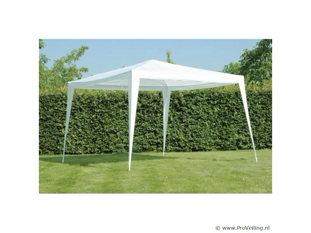 Partytent wit 3 x 3 meter - afbeelding 3 van  4
