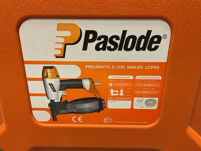 Paslode - lcp45 - pneumatische tacker - afbeelding 3 van  4