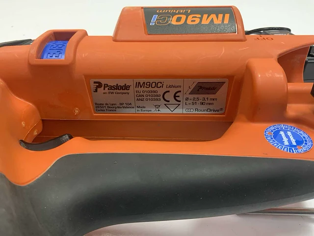 Paslode impulse im90ci tacker - afbeelding 2 van  5