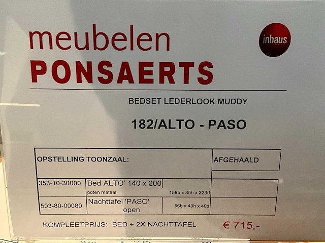 Paso bedombouw lederlook - afbeelding 7 van  7