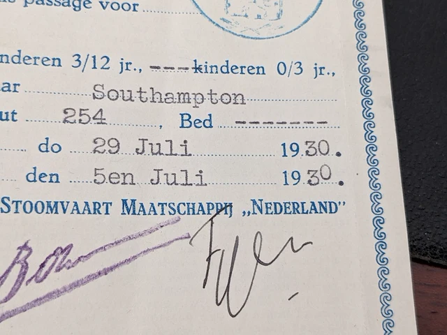 Passagebiljet tweede klasse - afbeelding 5 van  8